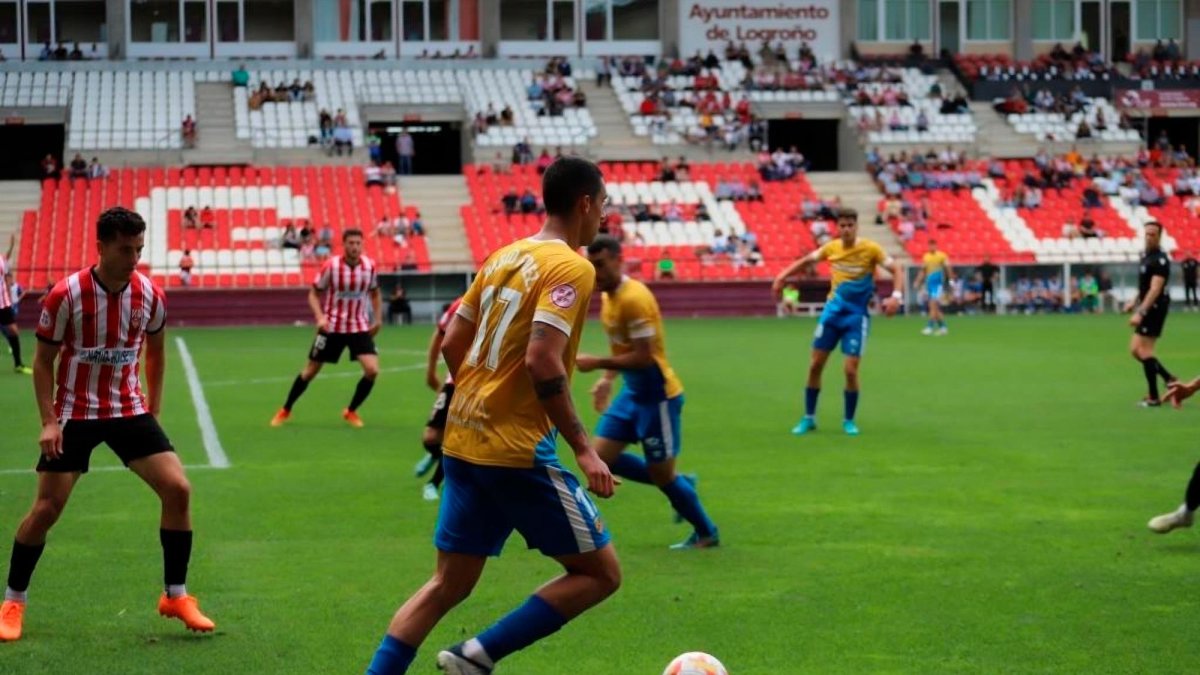 Las Gaunas: el Nàstic como en casa