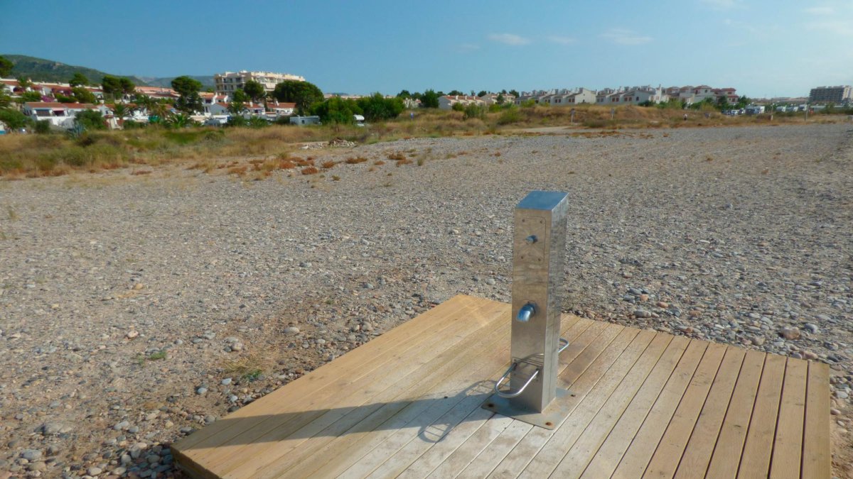 Imatge d’un dels rentapues de les platges de L’Hospitalet.