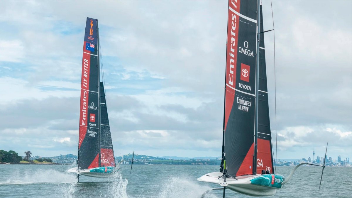 Los AC40 son los novedosos barcos que disputarán la Copa América juvenil y femenina.