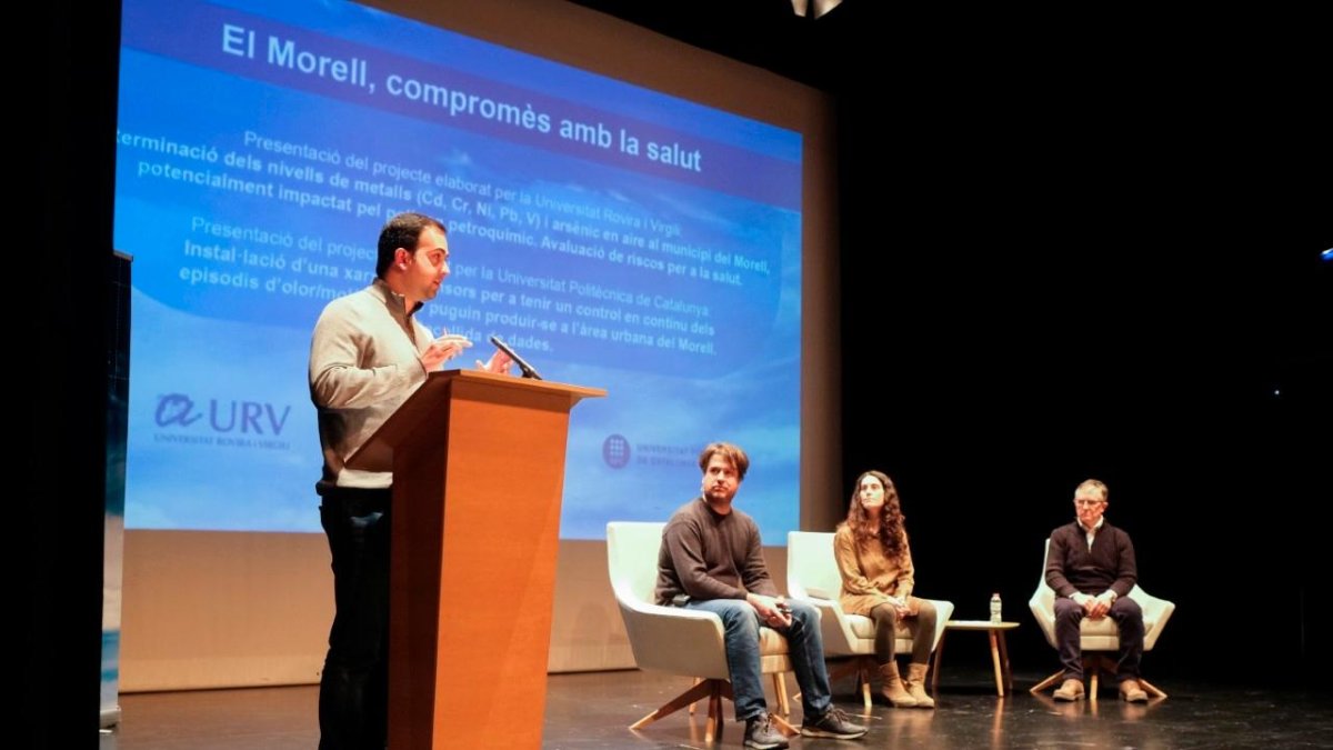 Un momento de la presentación del estudio que se llevó a cabo ayer por la tarde en El Morell.