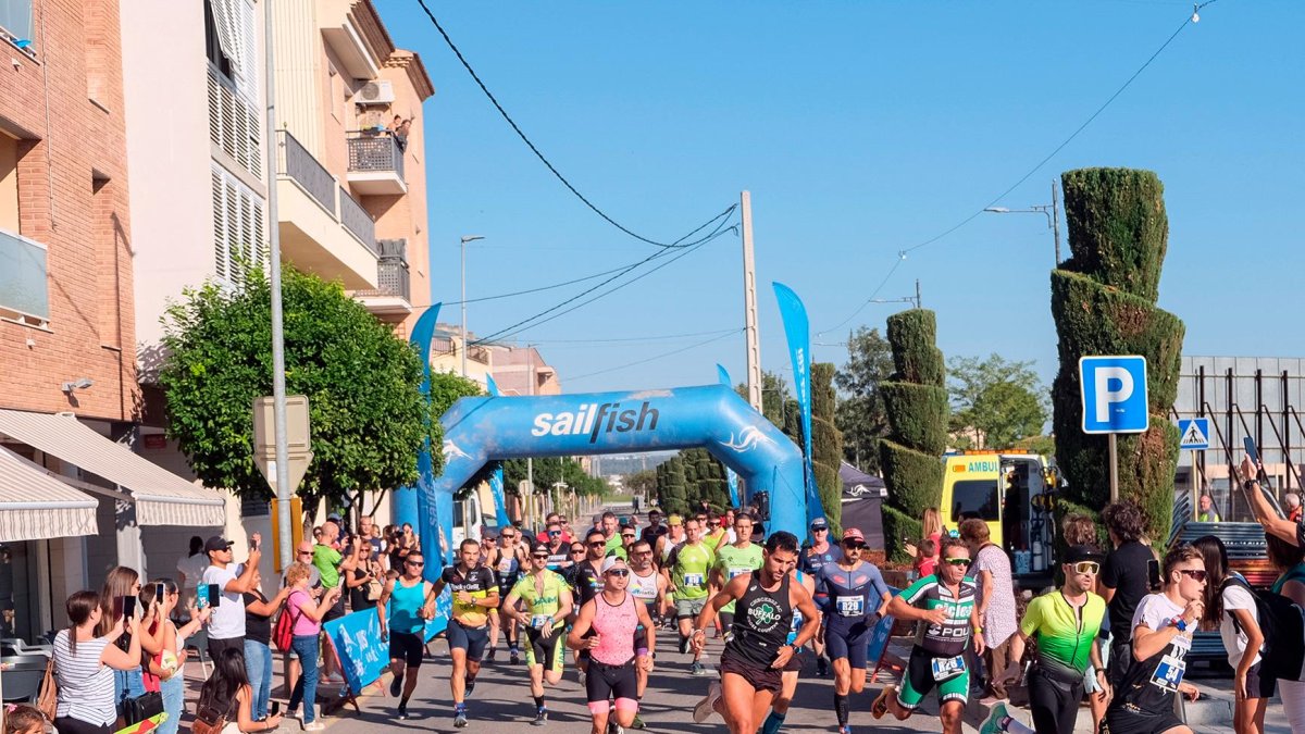 La duatlón de la Pobla volvió a ser un éxito y contó con 60 participantes en su 12ª edición.