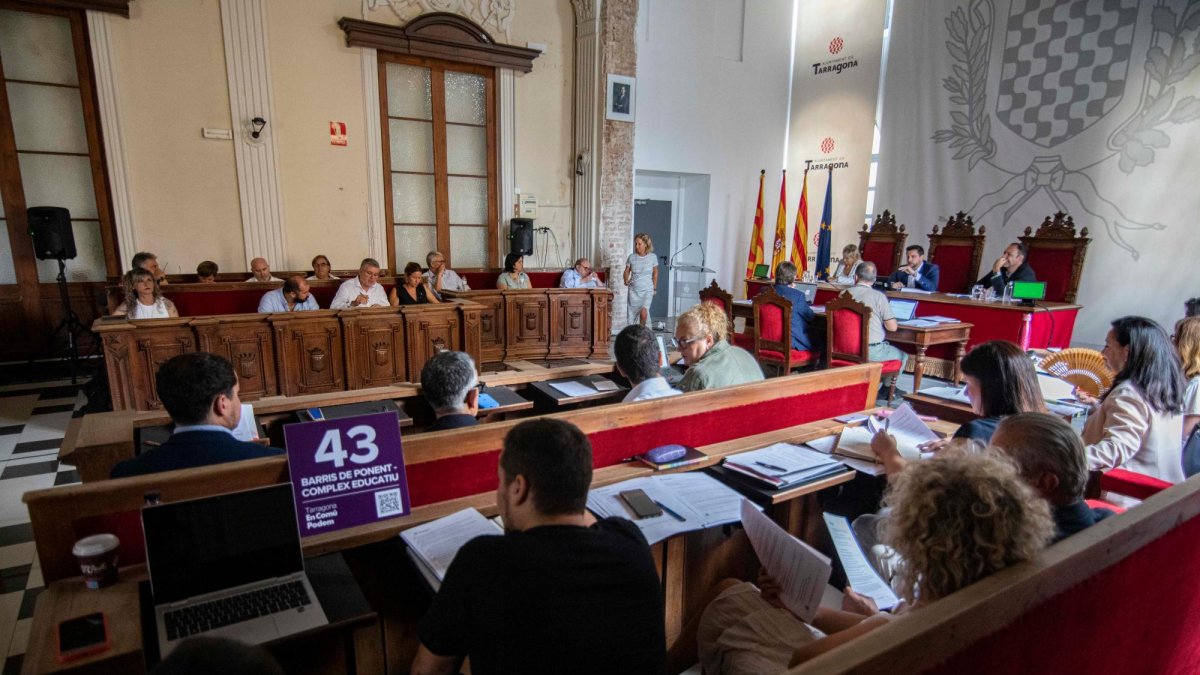 El último pleno ordinario, celebrado el pasado 27 de julio.