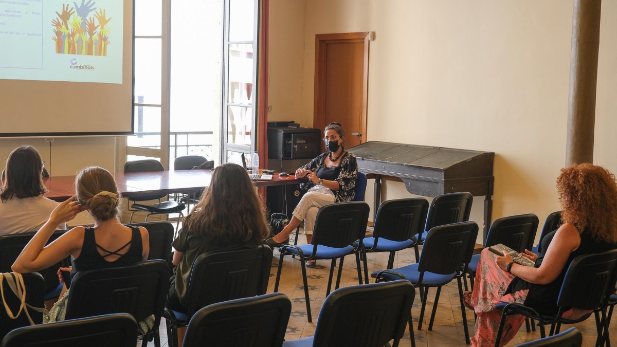 Un momento de la formación que tuvo lugar en la Cooperativa Obrera.