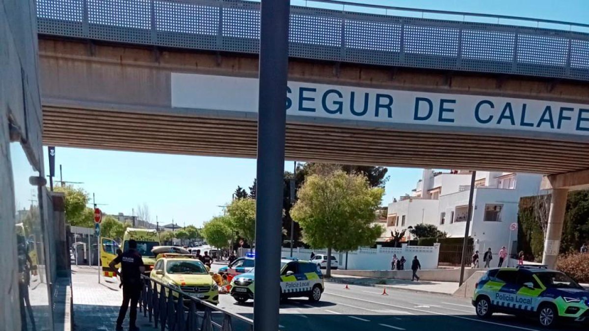 Los equipos sanitarios han atendido a la víctima.
