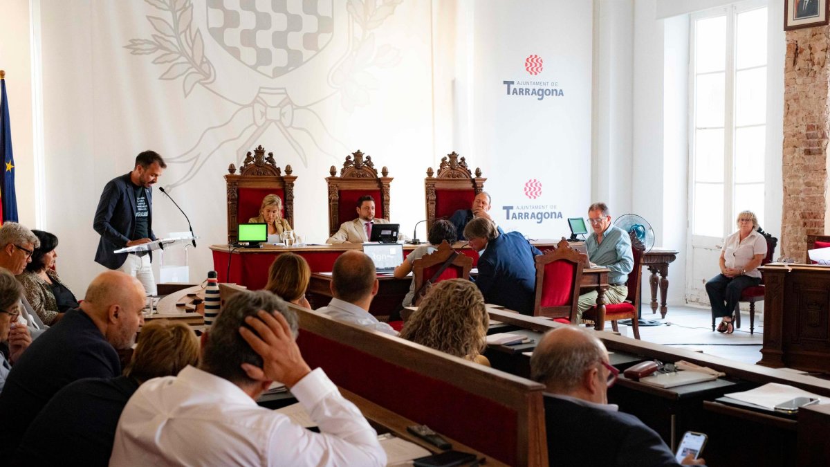 Imagen del último pleno municipal, celebrado el pasado 15 de septiembre.