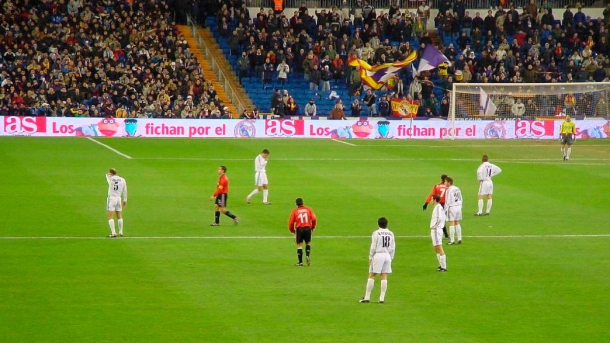 Imatge del partit de tornada del 18 de desembre del 2001.