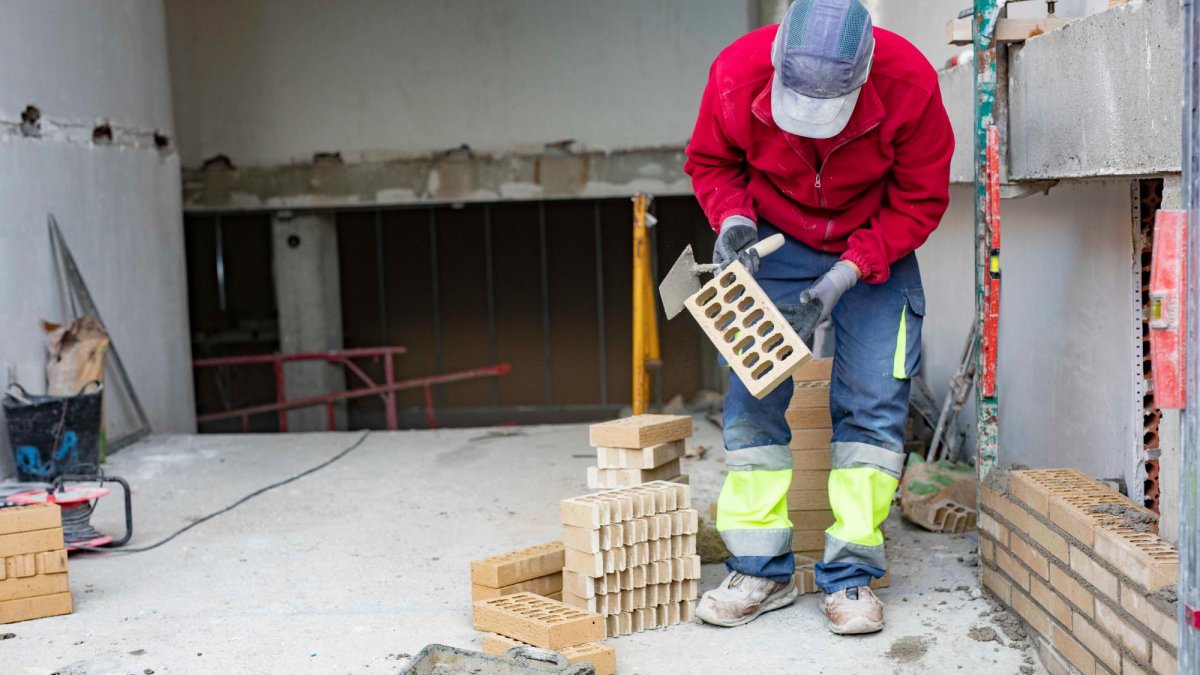 La construcción, un sector con mucha demanda de mano de obra.
