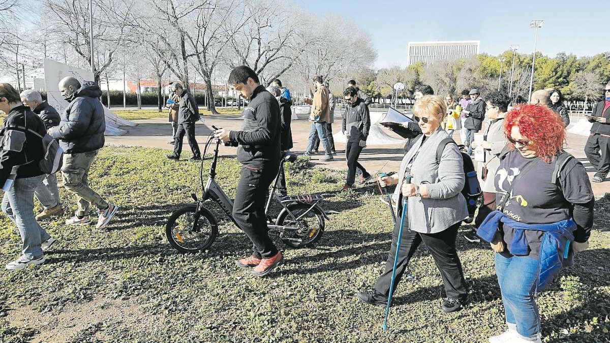 Campclar fue el punto de partida de la tercera ruta participativa, que atravesó la Horta Gran.