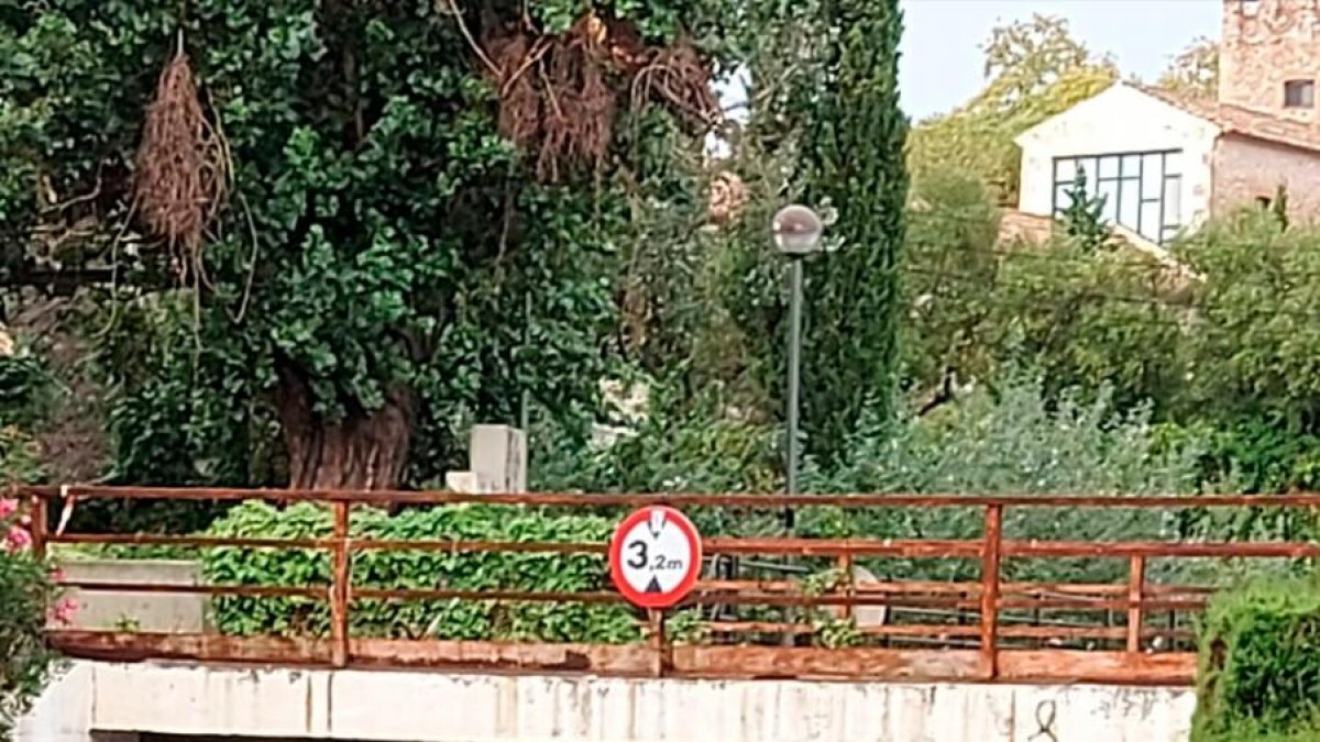 El coche se ha parado por el exceso de agua en la calzada. Luego el nivel ha seguido subiendo hasta cubrirlo prácticamente todo.