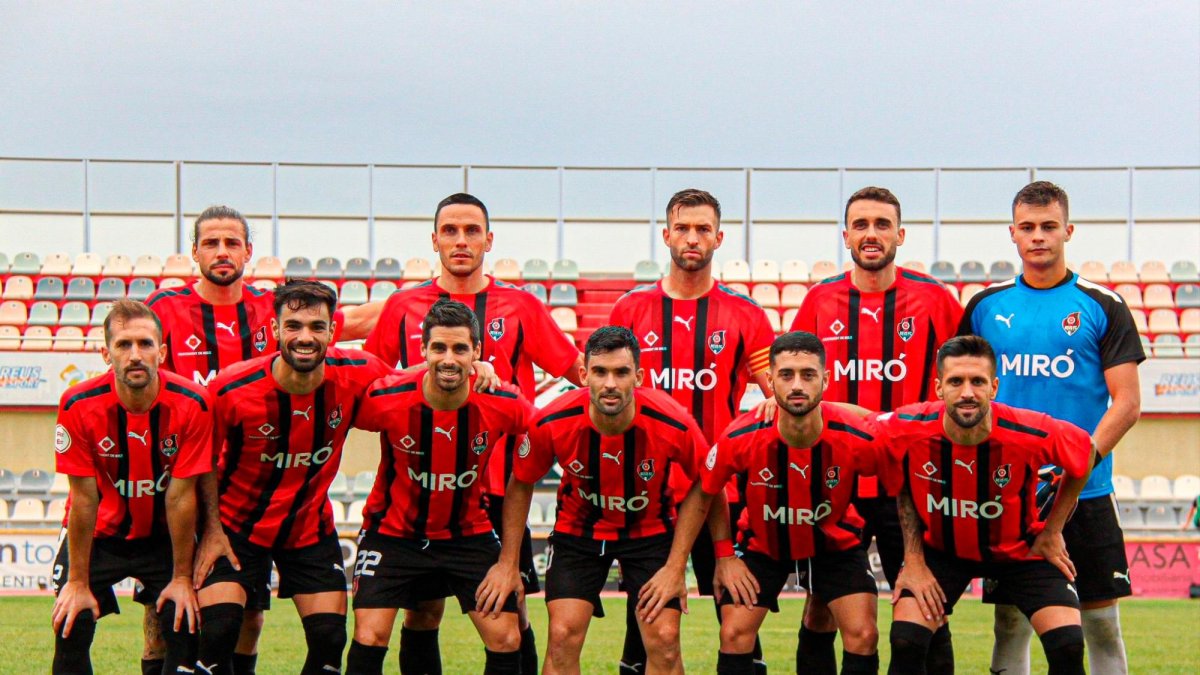 Un once inicial del Reus en pretemporada que bien podría ser el del inicio de la temporada.