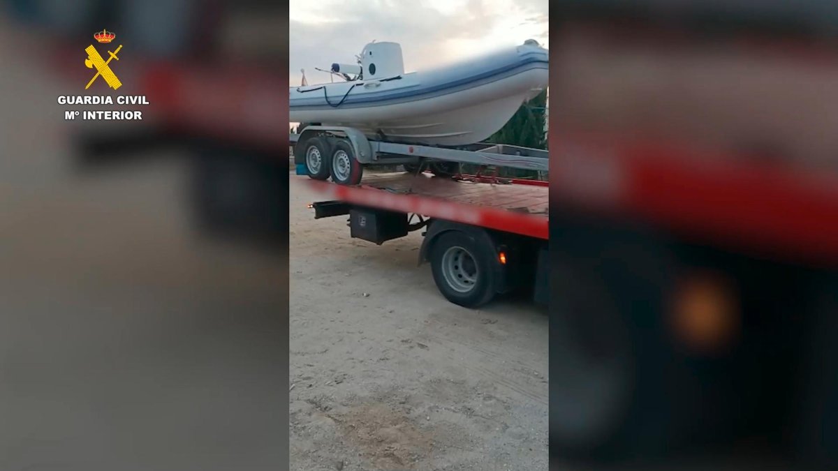 Una de las embarcaciones que hacía servir la banda.