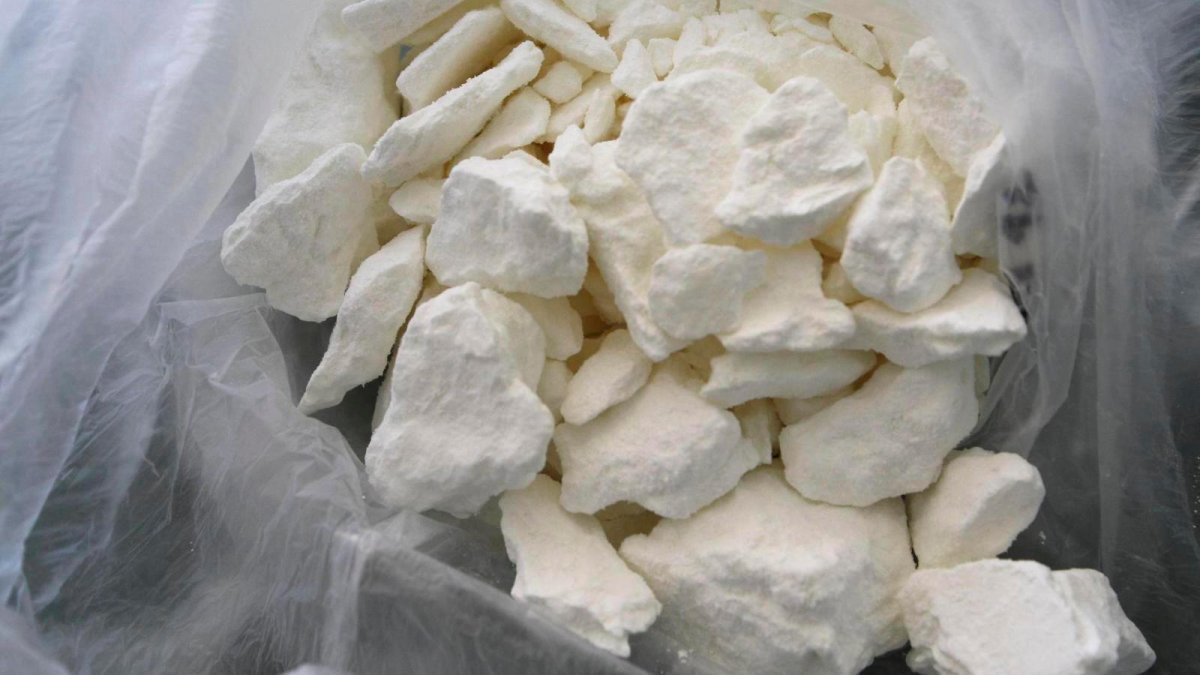 Piedras de cocaína.