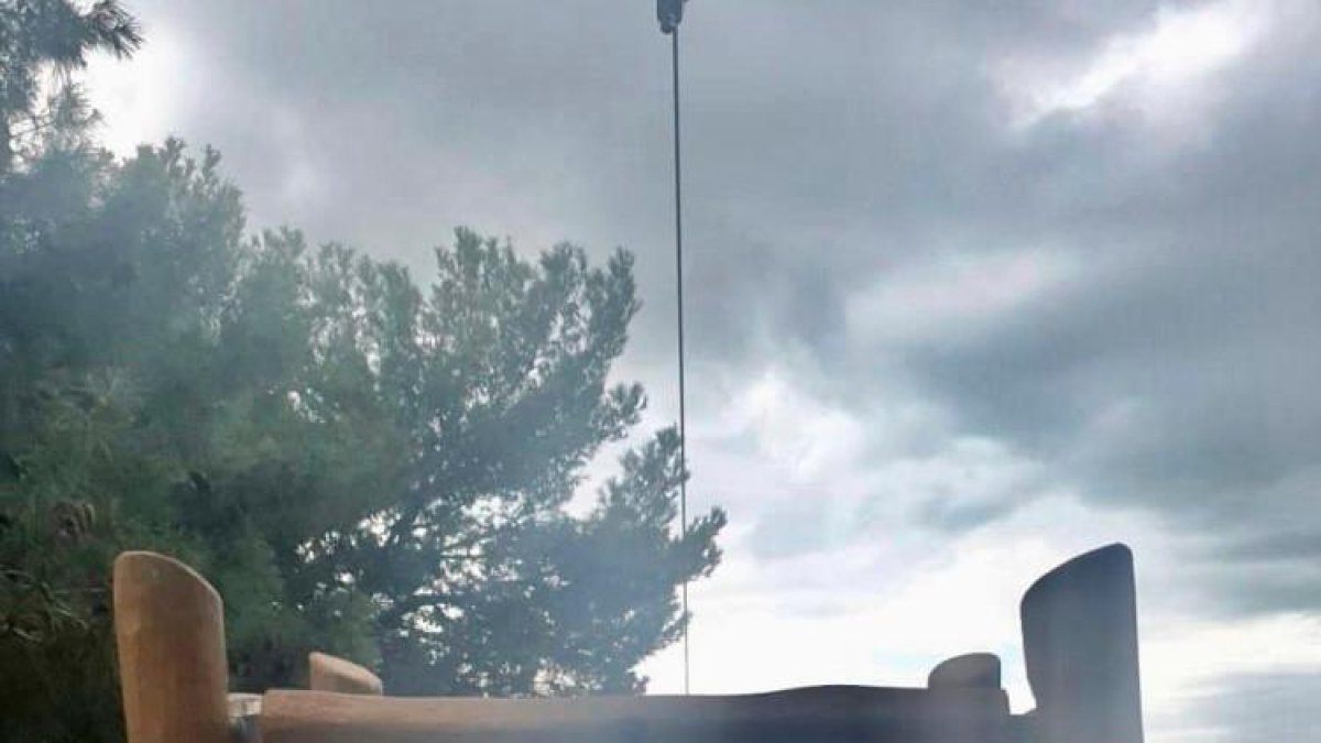 La tirolina está clausurada temporalmente.