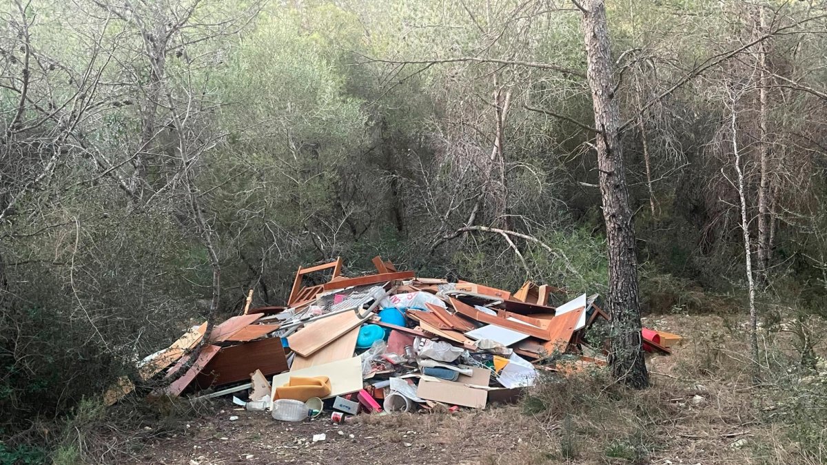 Vertido en la Torre dels Escipions.
