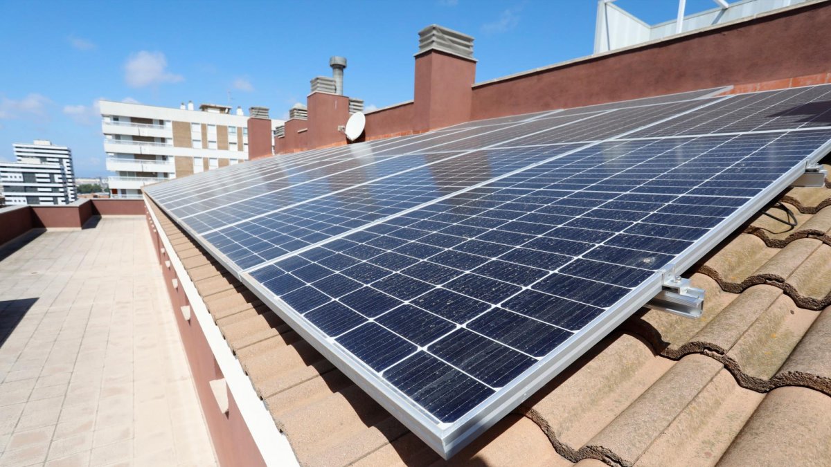 Placas solares instaladas en Tarragona.