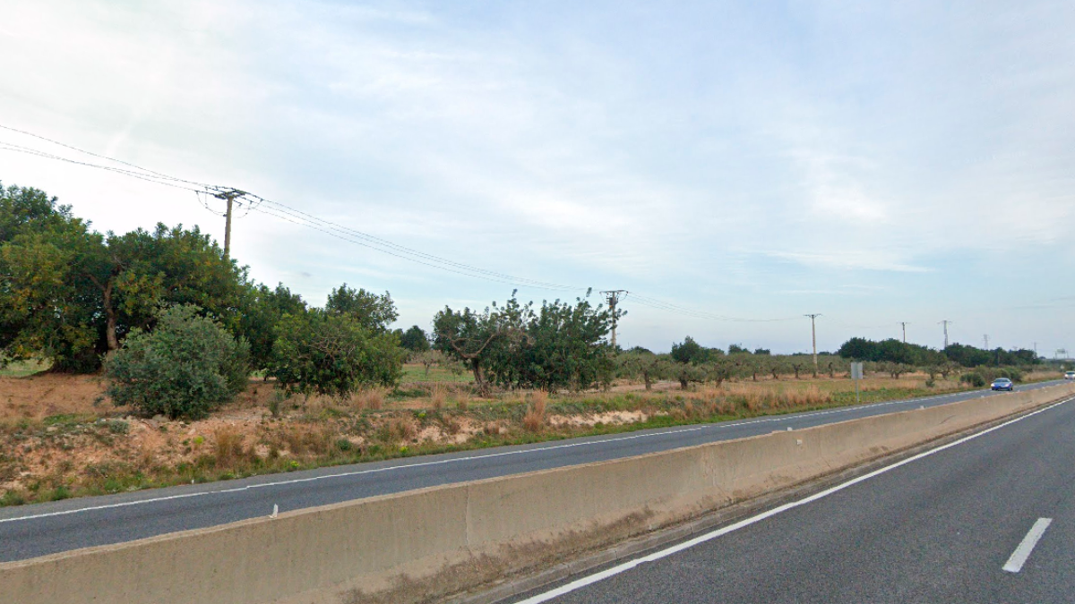 Un punto cercano al del accidente.