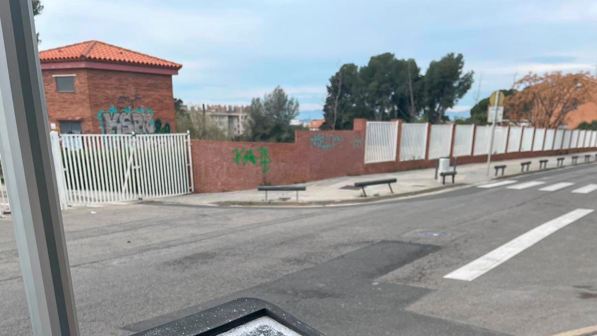 Uno de los parquímetros destrozados este fin de semana.