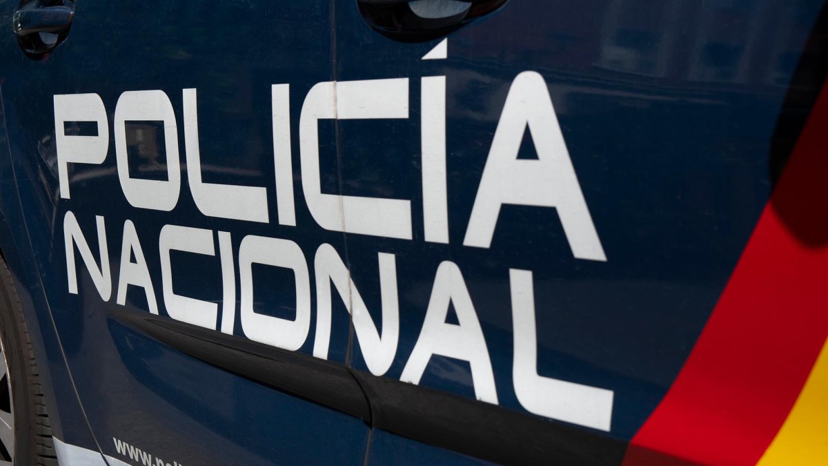 Un vehídulo de la Policía Nacional.