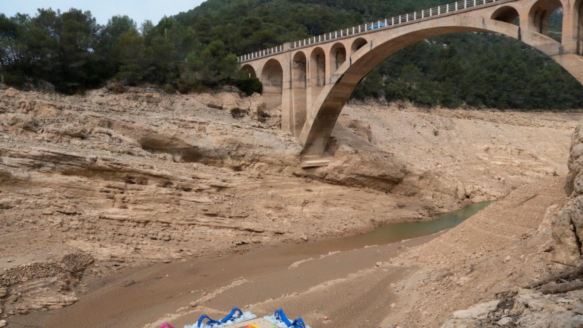 Situación actual del pantano.