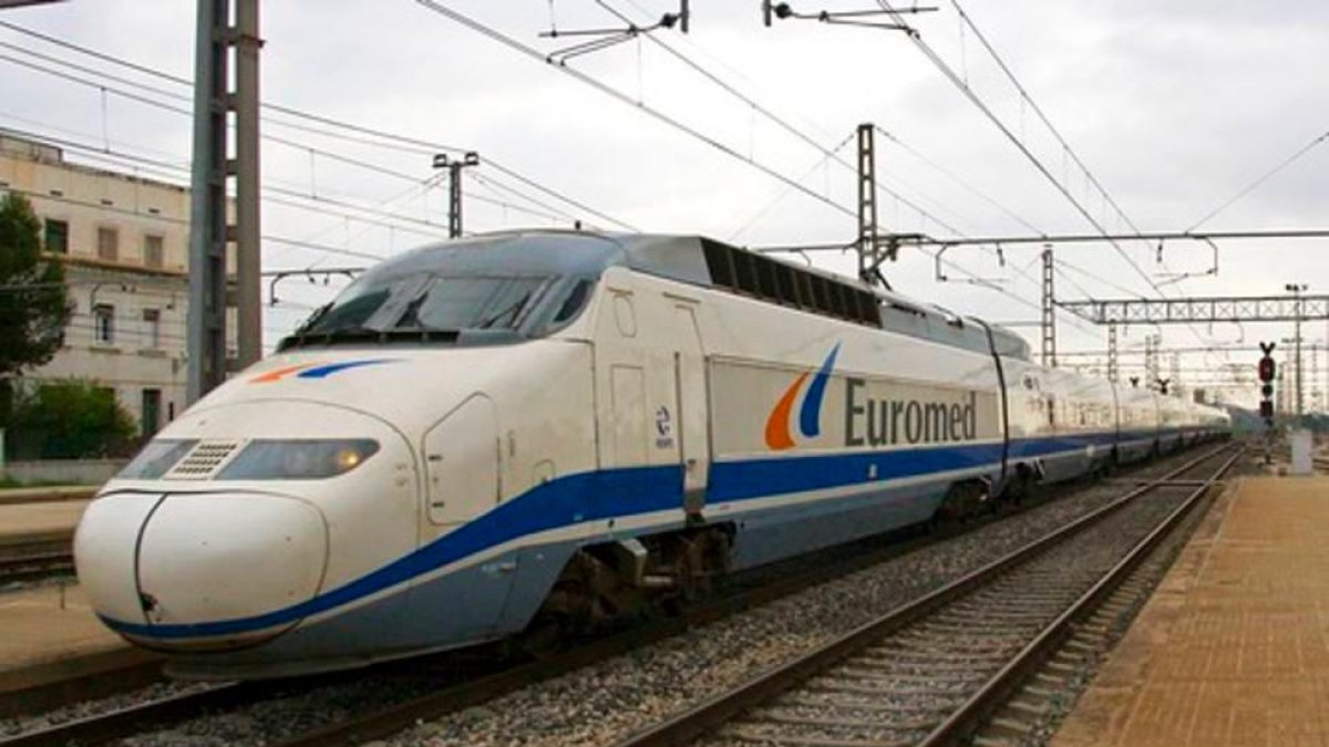 Un tren Euromed.