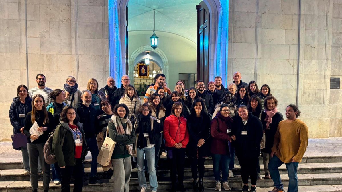 Los voluntarios del recuento.