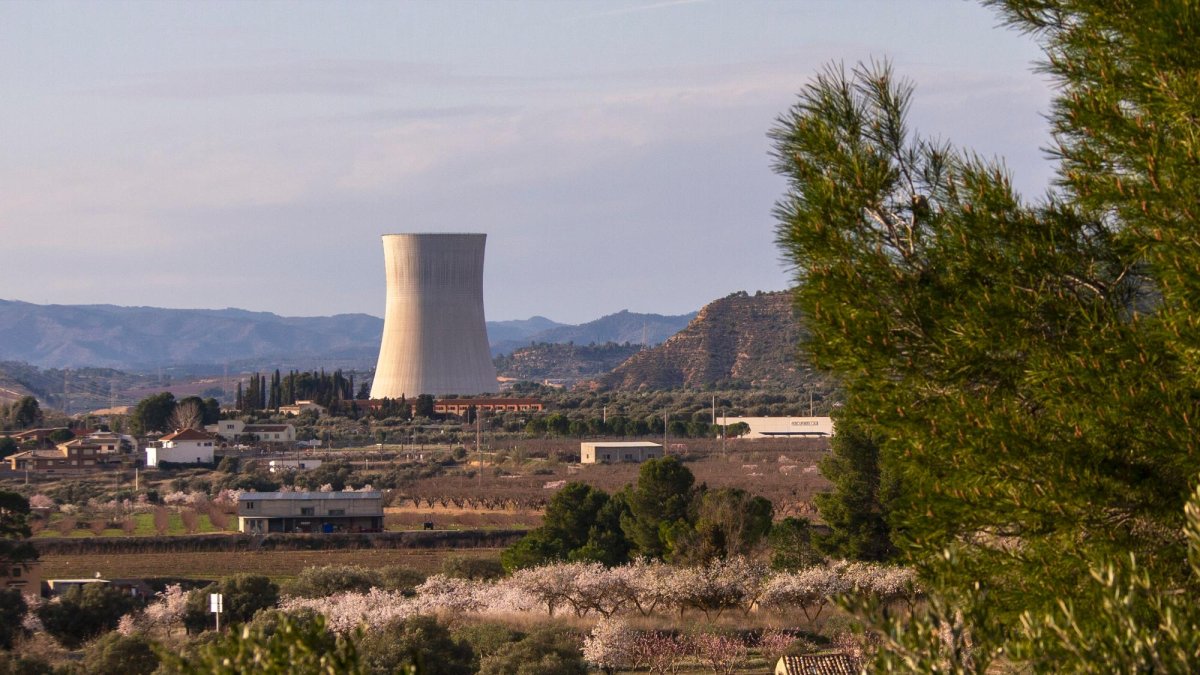 Central nuclear de Ascó, donde hay una parada no programada de los dos reactores.