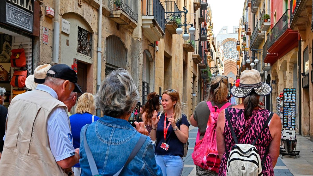 La presencia de turistas en la ciudad se ha incrementado.