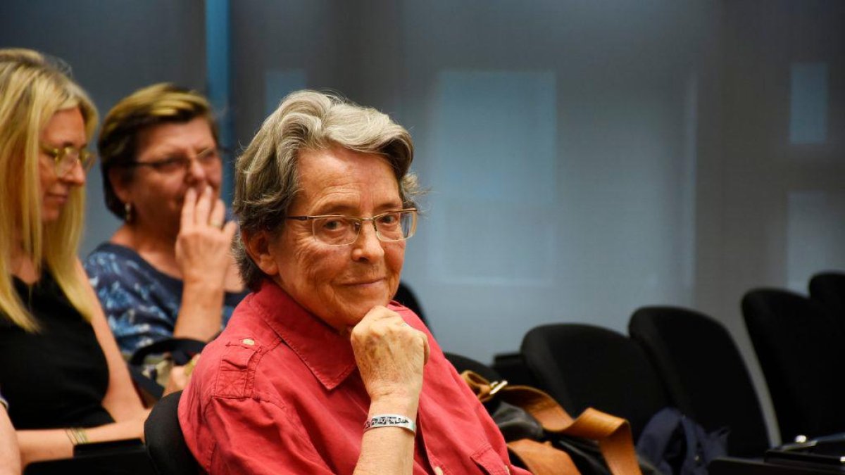 Zoraida Burgos en un acto de la Universitat Rovira i Virgili en 2019