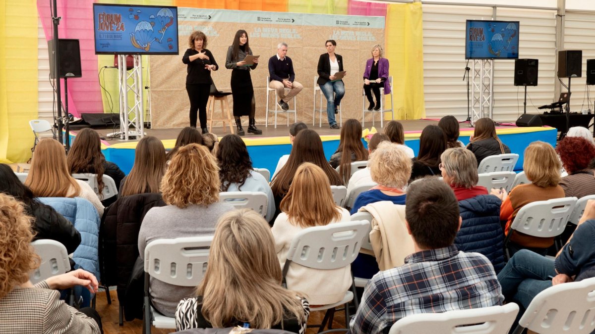 L’acte va tenir lloc en el marc del Fòrum Jove.