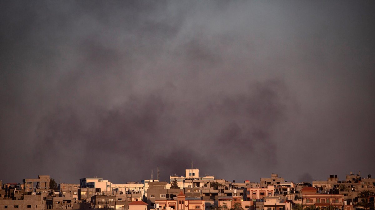 Un ataque de Israel sobre Rafah.