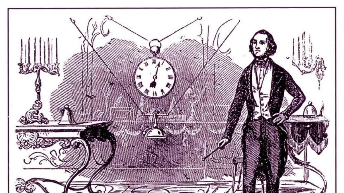 El ilusionista francés Robert Houdin fue un pionero de la magia.