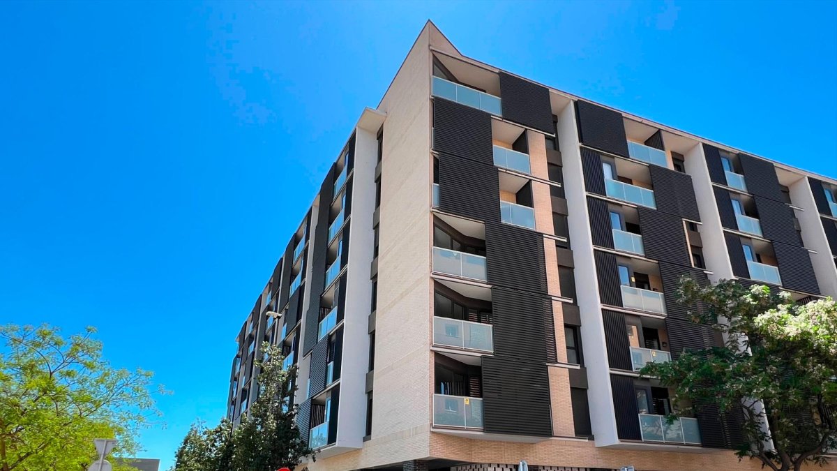 Viviendas que la Generalitat compró a La Caixa para alquiler social en Mas Iglesias.