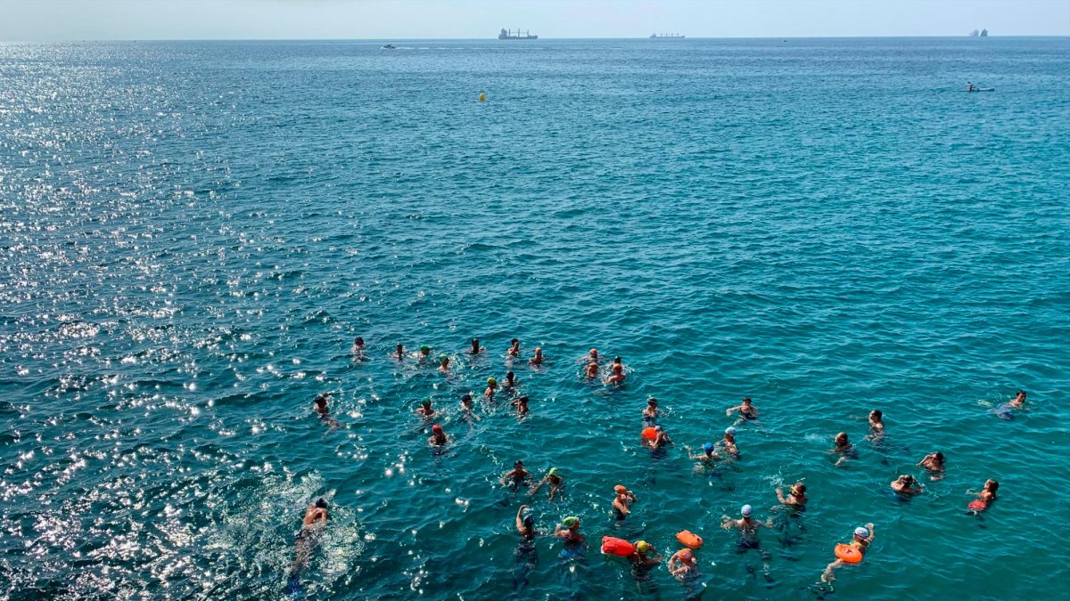 Durante toda la mañana el mar fue el principal protagonista.