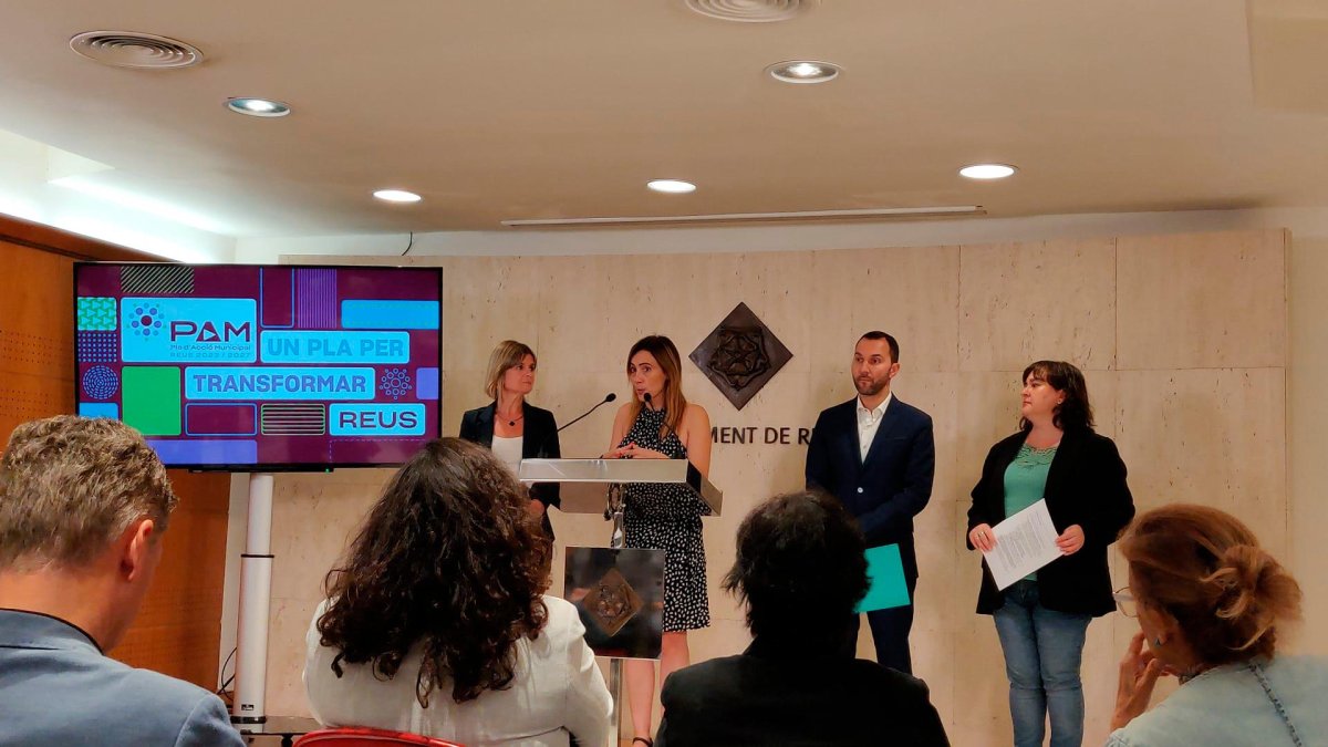 La presentación del Pla d’Acció Municipal de Reus.