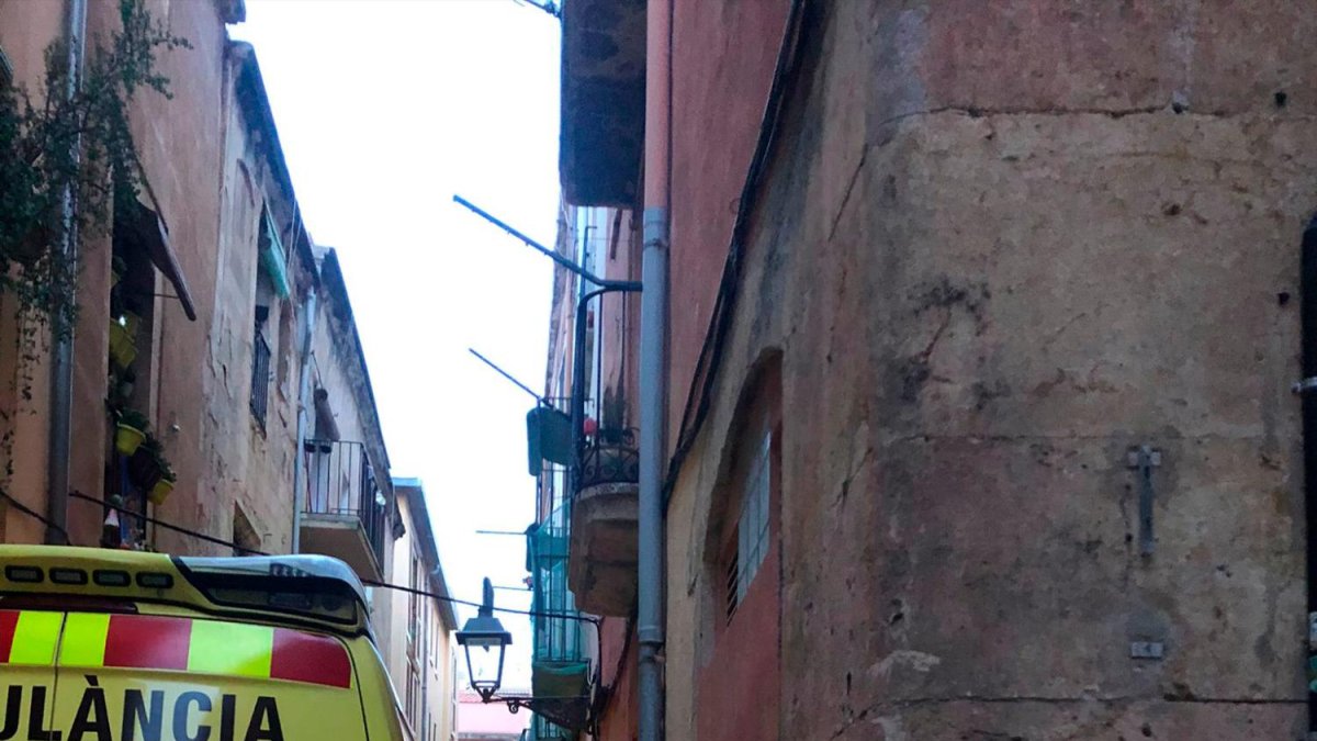 El precinto de seguridad en la zona.