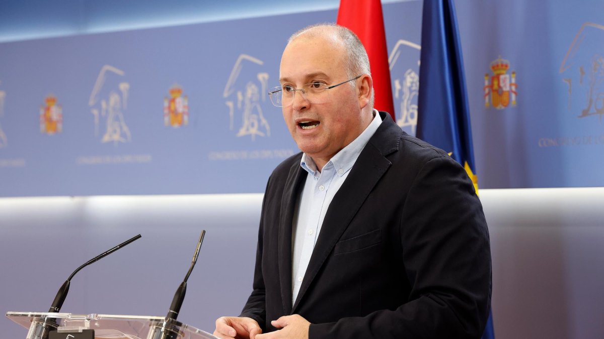 El portavoz del PP en el Congreso, Miguel Tellado.