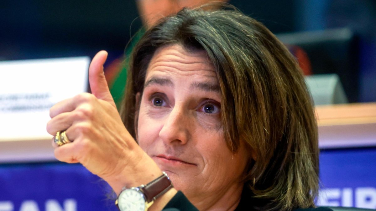 La vicepresidenta tercera y ministra para la Transición Ecológica española, Teresa Ribera.