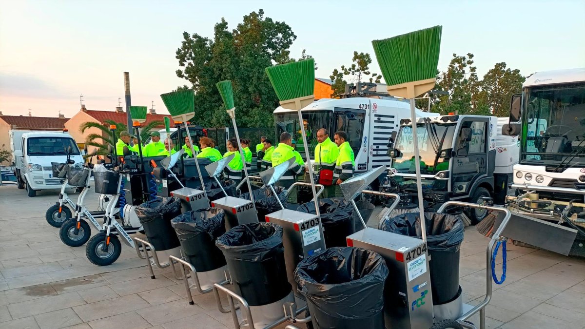 Nuevos equipos para la limpieza de calles.