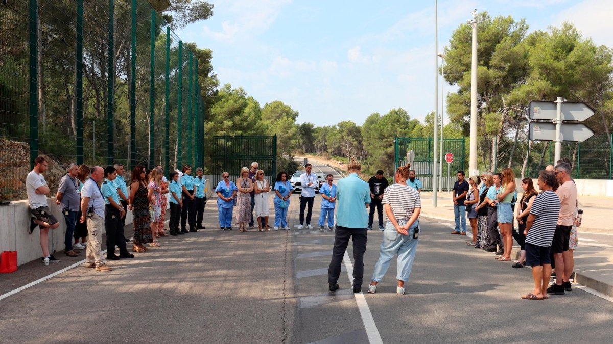 Trabajadores de Mas d’Enric recuerdan a su compañera Núria.