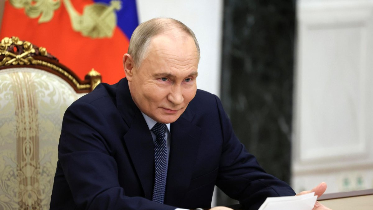 El presidente ruso. Vladimir Putin.