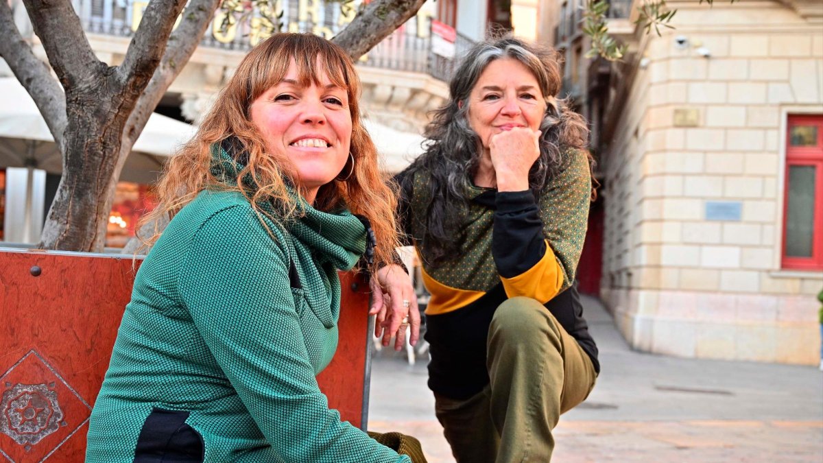 Marta Sureda, de la botiga Batabat, i Fabiana Bernaldo de Quirós, del comerç El Árbol.