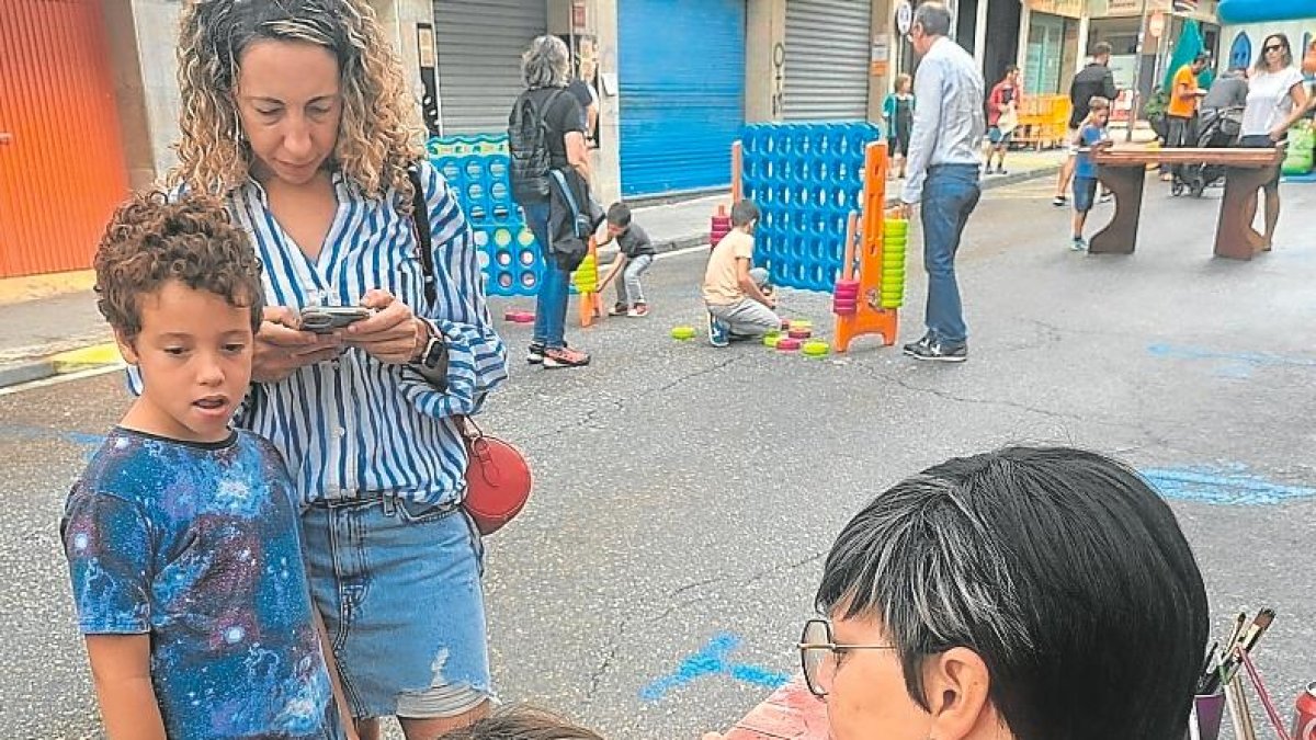 El pintacares va ser una de les atraccions més sol·licitades.