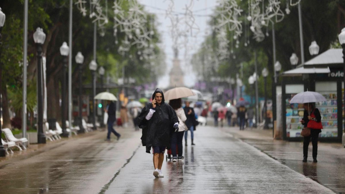 Lluvias en Tarragona ciudad.