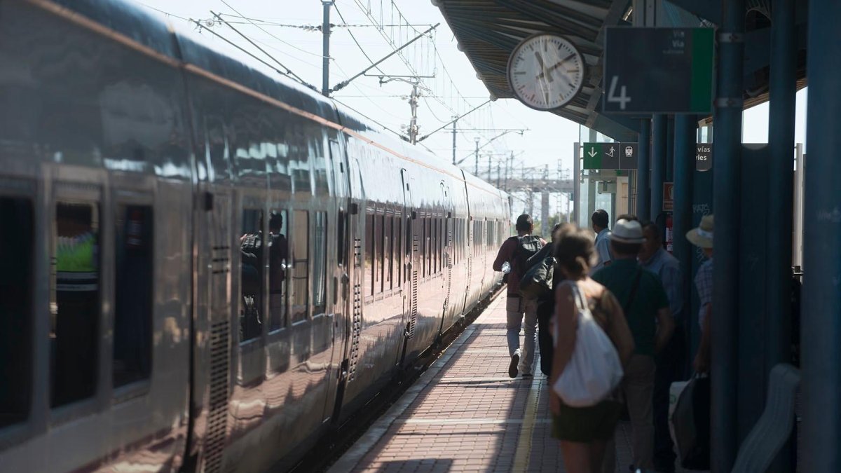 L'estació de l'Aldea, que per a la plataforma hauria de ser l'eix central de la mobilitat a l'Ebre.