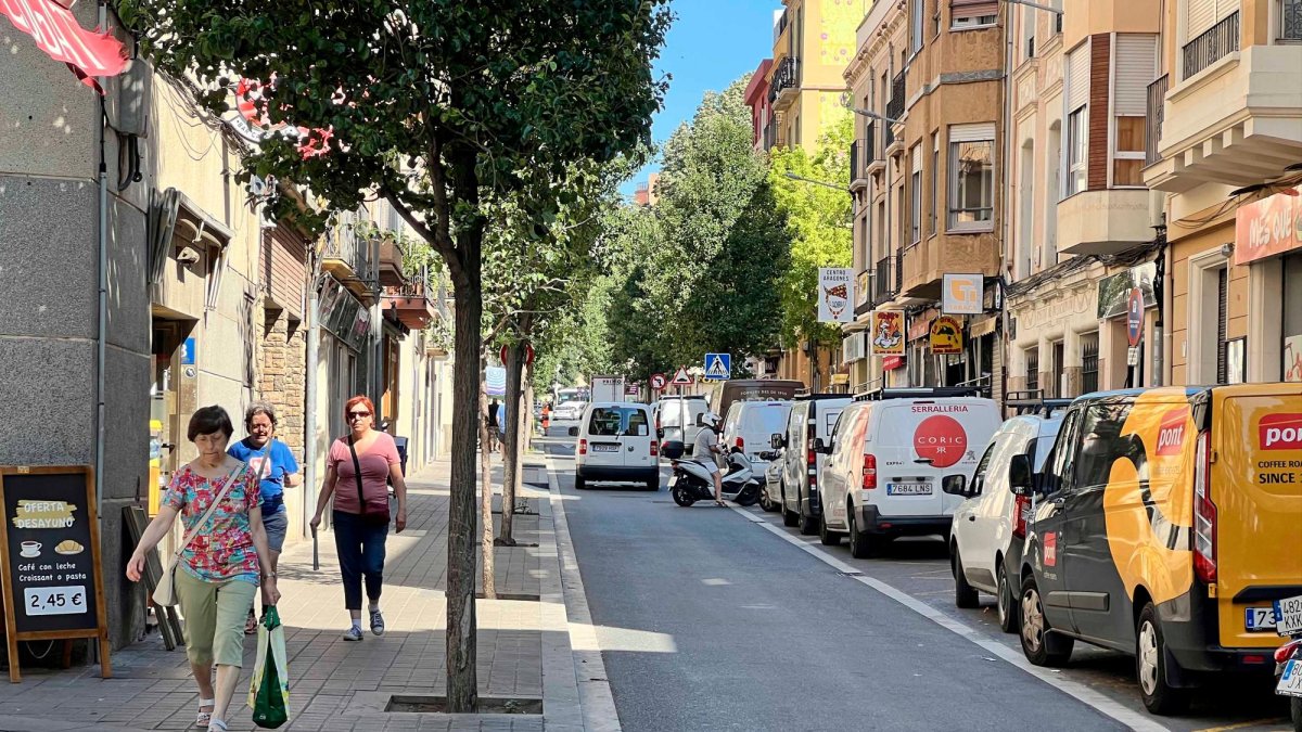 Aspecto actual de la calle Ample de Reus.