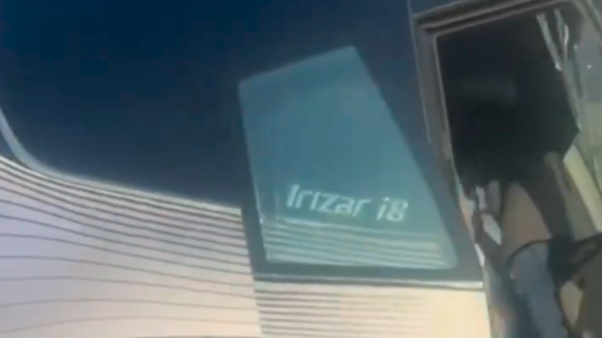 El autobús del Real Madrid.