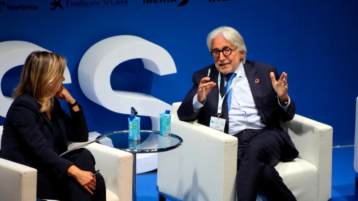 El presidente de Foment del Treball, Josep Sánchez Llibre, el pasado 14 de octubre, en Barcelona.