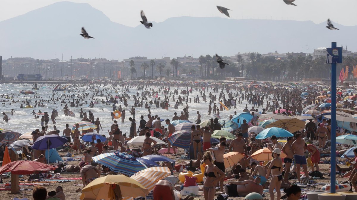 Los hechos ocurrieron en la playa de Llevant.