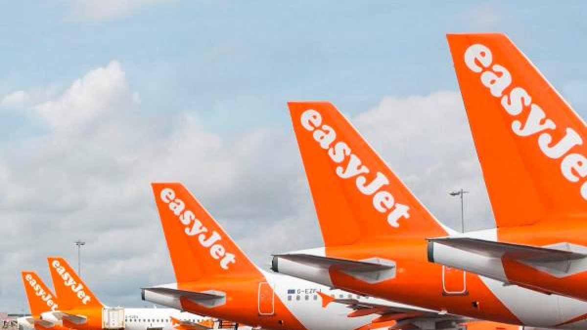 Aviones de Easyjet.