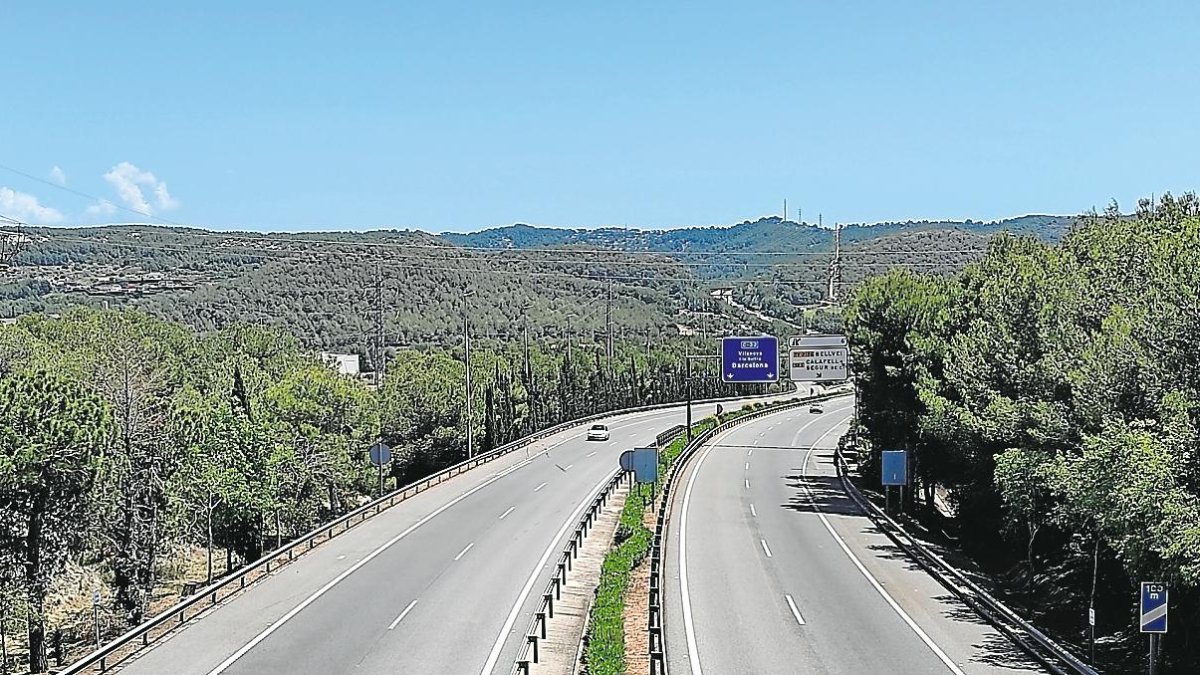 La autopista C-32 empieza a ser una especie de ronda en el Baix Penedès.